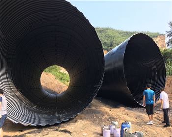 直徑為六米的鋼波紋管涵